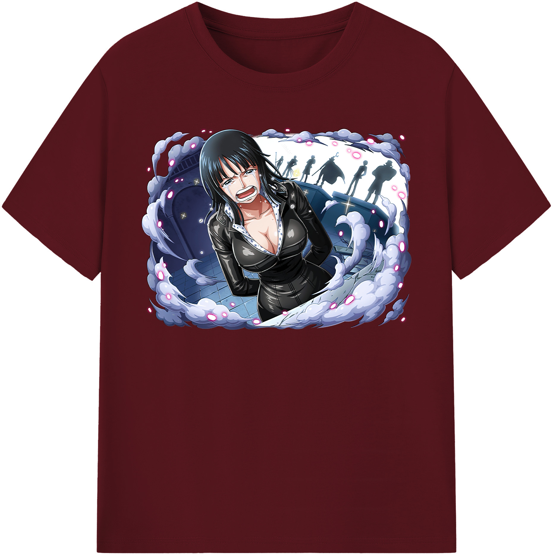 ワンピース ニコ・ロビン ONE PIECE Nico Robin 綿100％半袖Tシャツ（フロントプリント）